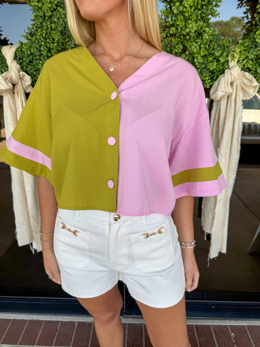 Kiwi Twist Top