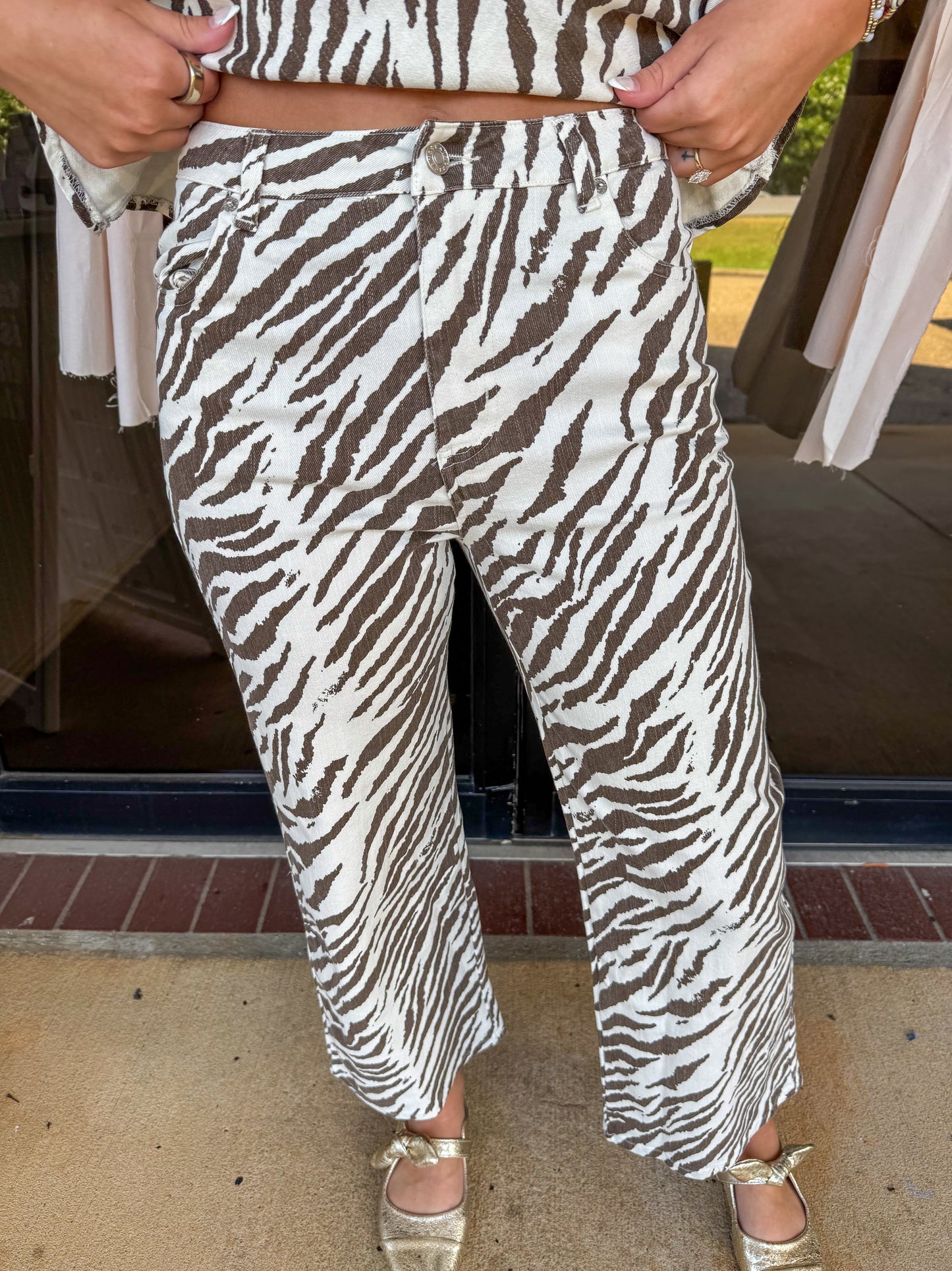 Making Stripes Jeans